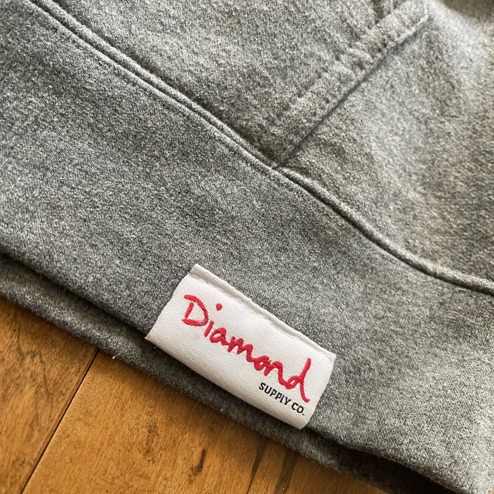 Diamond supply co. Grey Hoodie - Picture 3 of 3